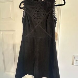 Altar'd State Black Lace Mini Dress